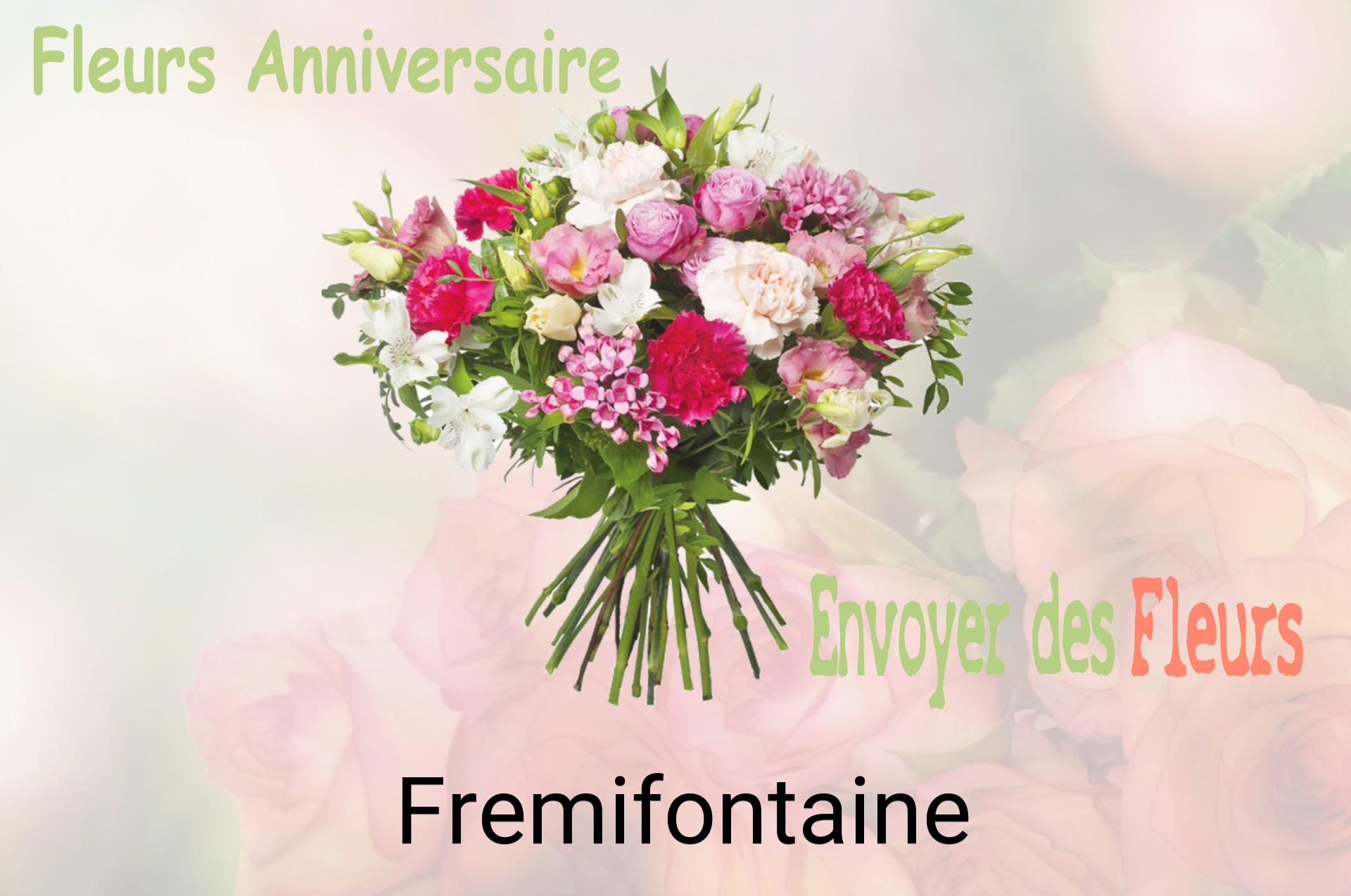 Bouquet de fleurs d’anniversaire livré à Fremifontaine