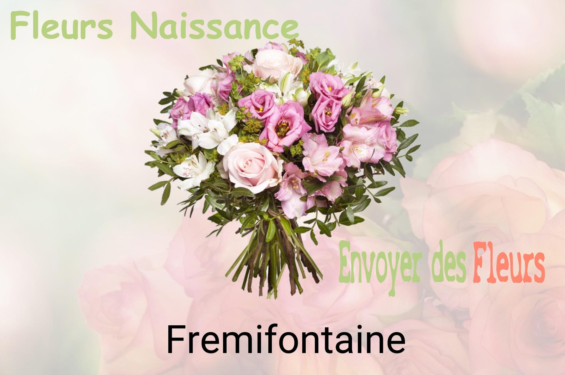 Bouquet de fleurs de naissance livré à Fremifontaine